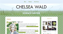 Desktop Screenshot of chelseawald.com