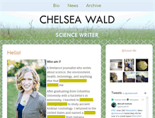 Tablet Screenshot of chelseawald.com